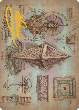Image for Keening Stone Art Card (Gold-Stamped Signature) (64) [The Brothers' War] - Magic: The Gathering