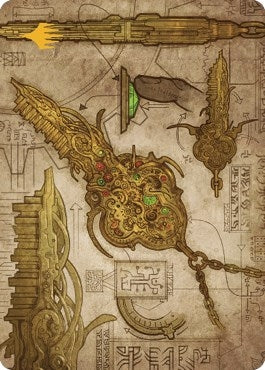Image for Key to the City Art Card (Gold-Stamped Planeswalker Symbol) (65) [The Brothers' War] - Magic: The Gathering