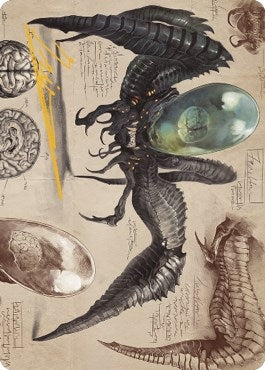 Image for Psychosis Crawler Art Card (Gold-Stamped Signature) (73) [The Brothers' War] - Magic: The Gathering
