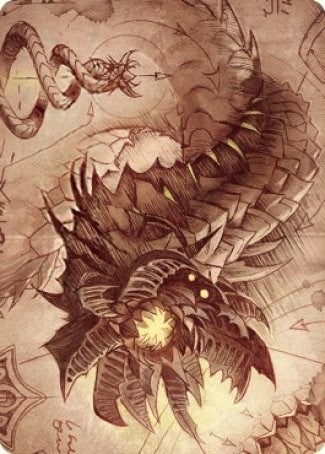 Image for Wurmcoil Engine Art Card (81) [The Brothers' War] - Magic: The Gathering