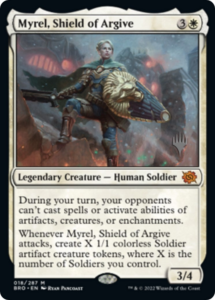 Image for Myrel, Shield of Argive (18) [The Brothers' War] - Magic: The Gathering