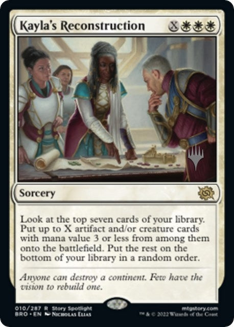 Image for Kayla's Reconstruction (10) [The Brothers' War] - Magic: The Gathering