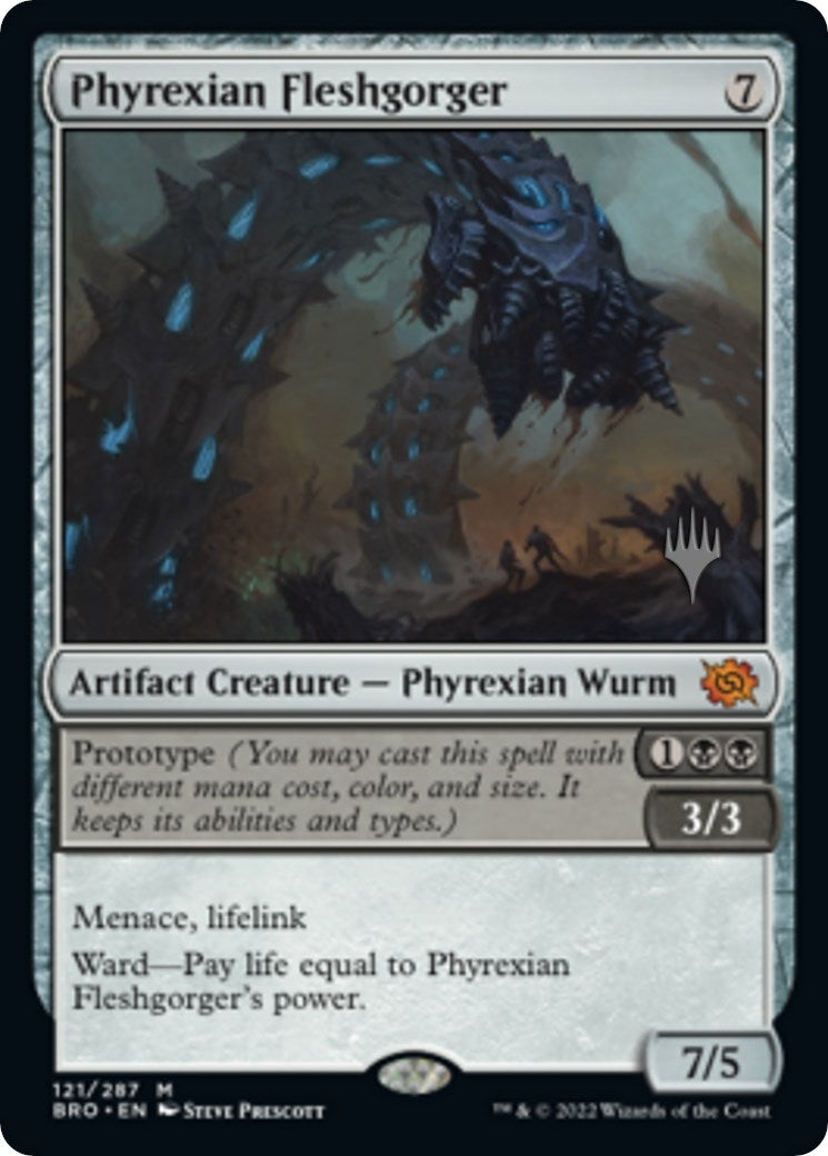 Image for Phyrexian Fleshgorger (121) [The Brothers' War] - Magic: The Gathering