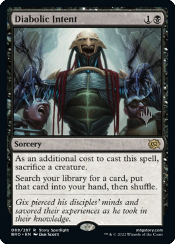 Image for Diabolic Intent (89) [The Brothers' War] - Magic: The Gathering