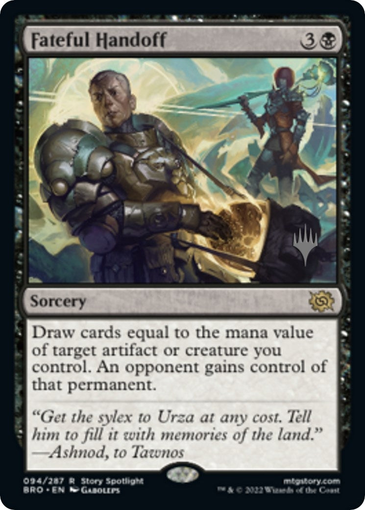 Image for Fateful Handoff (94) [The Brothers' War] - Magic: The Gathering