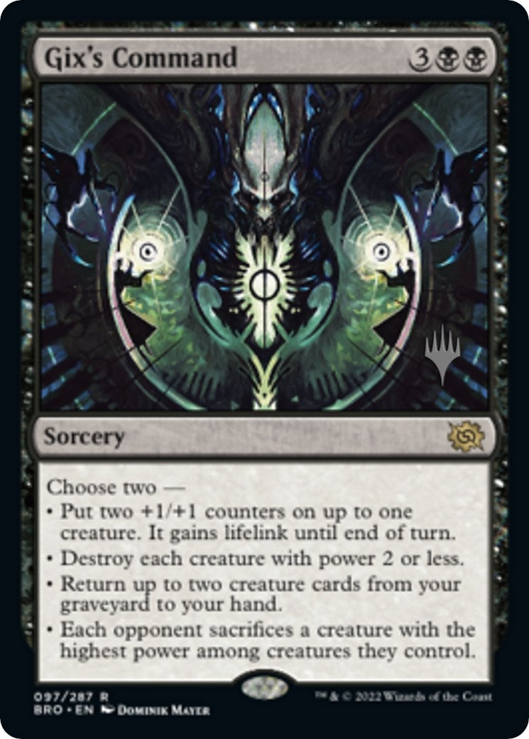 Image for Gix's Command (97) [The Brothers' War] - Magic: The Gathering
