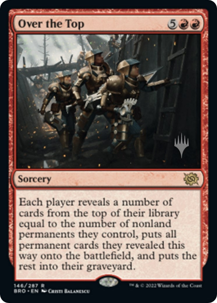Image for Over the Top (146) [The Brothers' War] - Magic: The Gathering