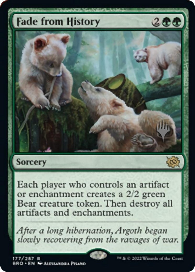 Image for Fade from History (177) [The Brothers' War] - Magic: The Gathering