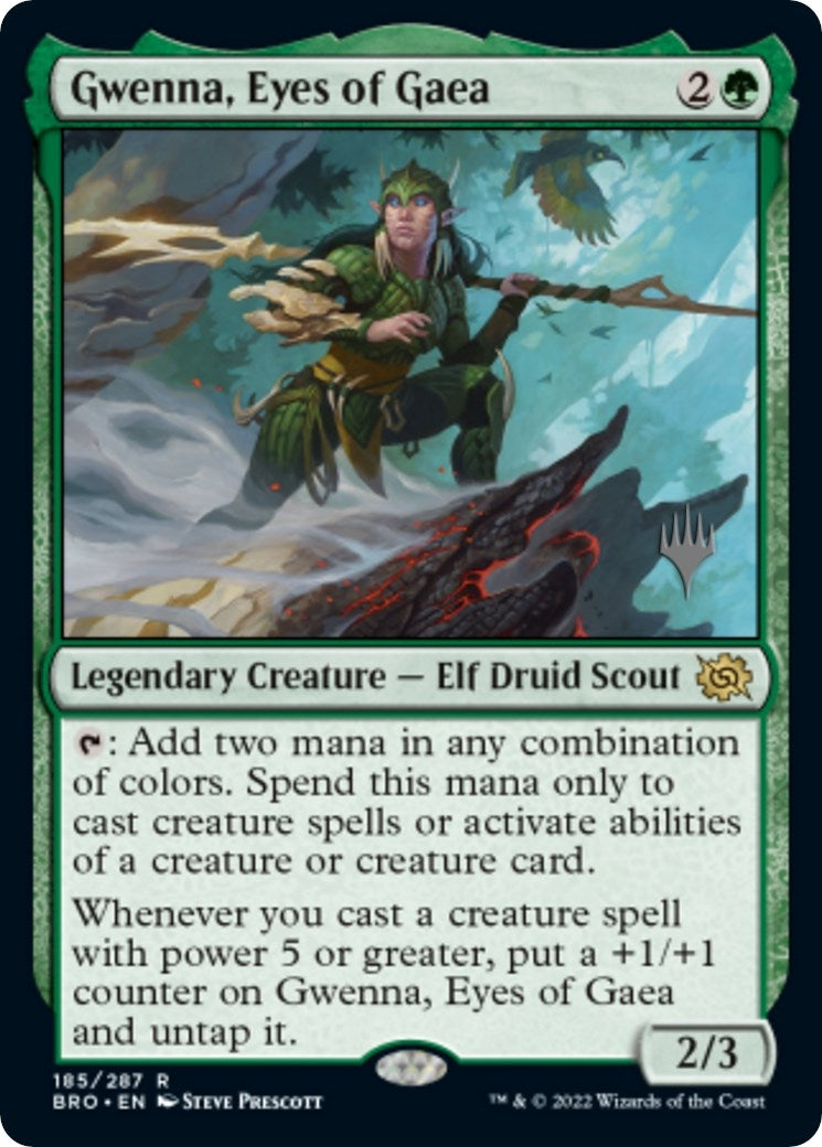 Image for Gwenna, Eyes of Gaea (185) [The Brothers' War] - Magic: The Gathering