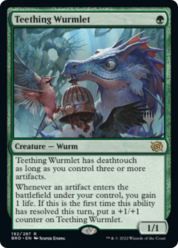 Image for Teething Wurmlet (192) [The Brothers' War] - Magic: The Gathering