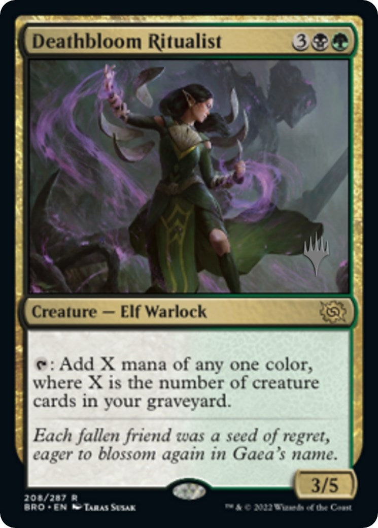 Image for Deathbloom Ritualist (208) [The Brothers' War] - Magic: The Gathering