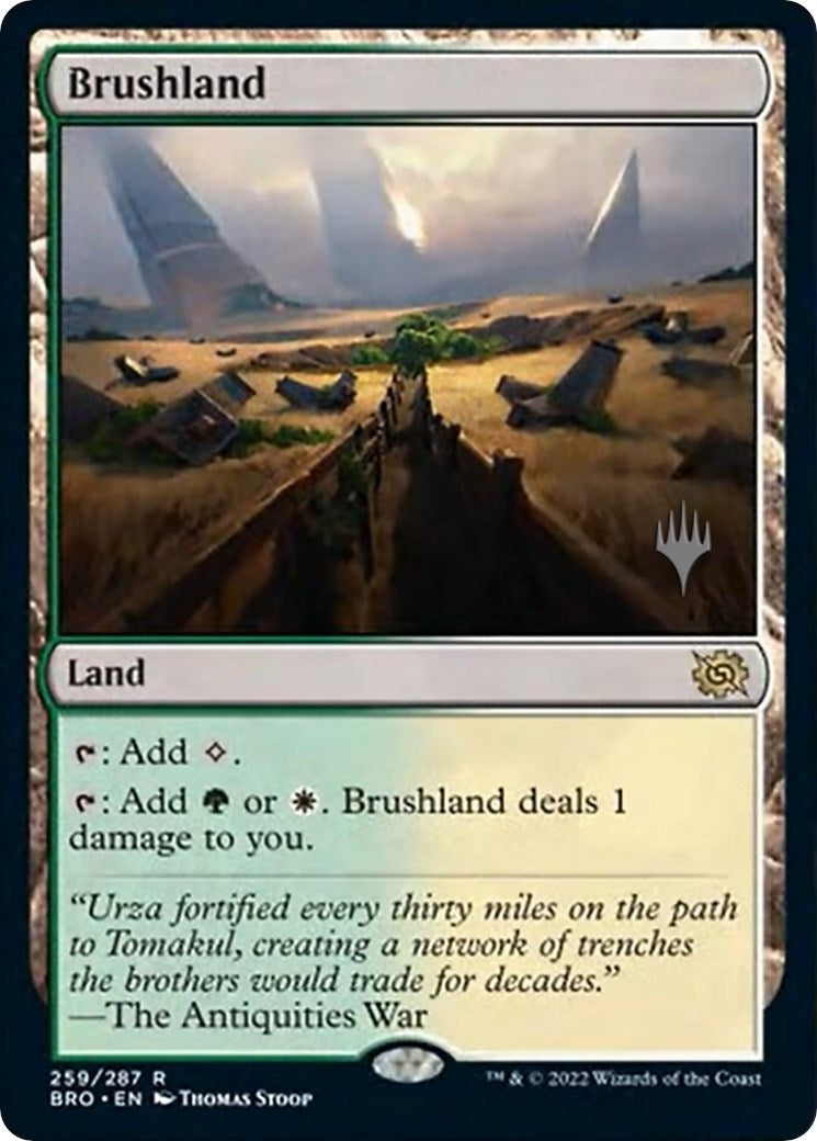 Image for Brushland (259) [The Brothers' War] - Magic: The Gathering