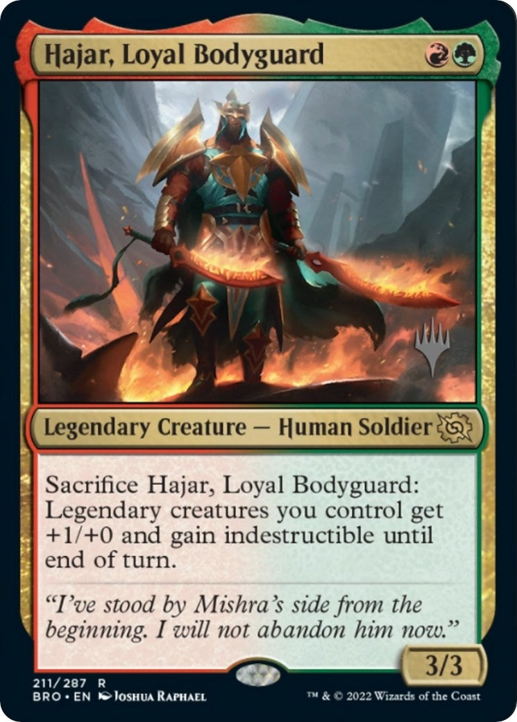 Image for Hajar, Loyal Bodyguard (211) [The Brothers' War] - Magic: The Gathering