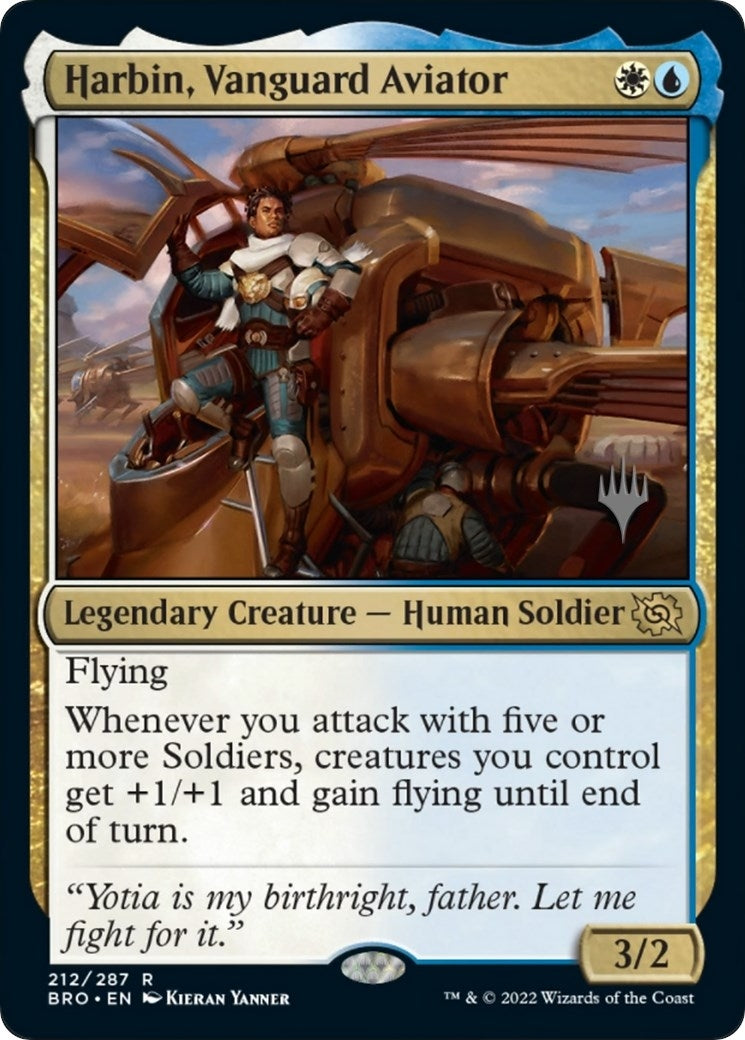 Image for Harbin, Vanguard Aviator (212) [The Brothers' War] - Magic: The Gathering
