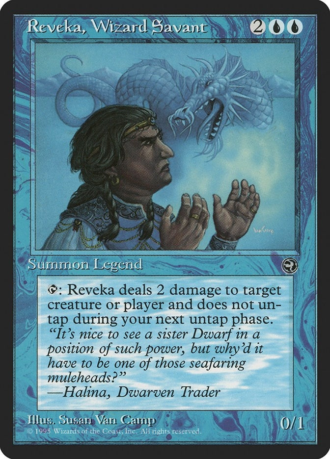 Image for Reveka, Wizard Savant [Homelands] - Magic: The Gathering