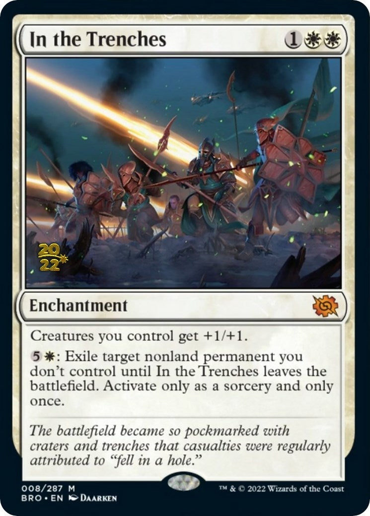 Image for In the Trenches (8) [Prerelease Cards] - Magic: The Gathering