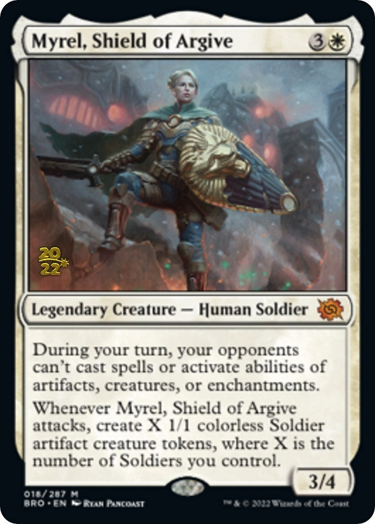Image for Myrel, Shield of Argive (18) [Prerelease Cards] - Magic: The Gathering