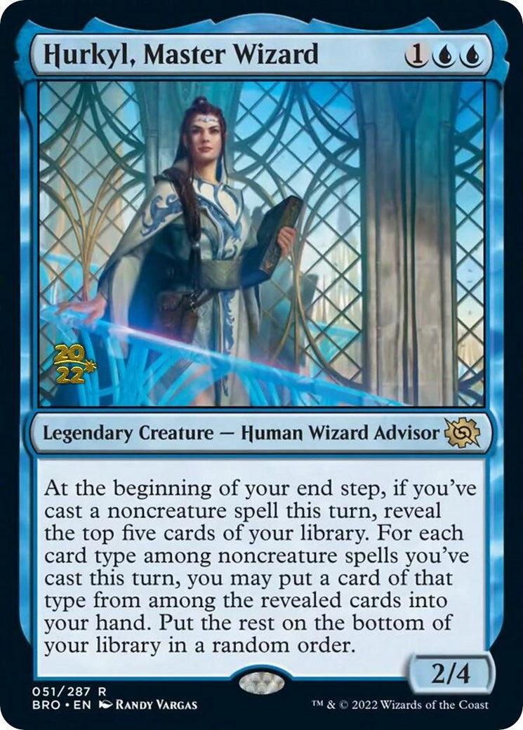Image for Hurkyl, Master Wizard (51) [Prerelease Cards] - Magic: The Gathering