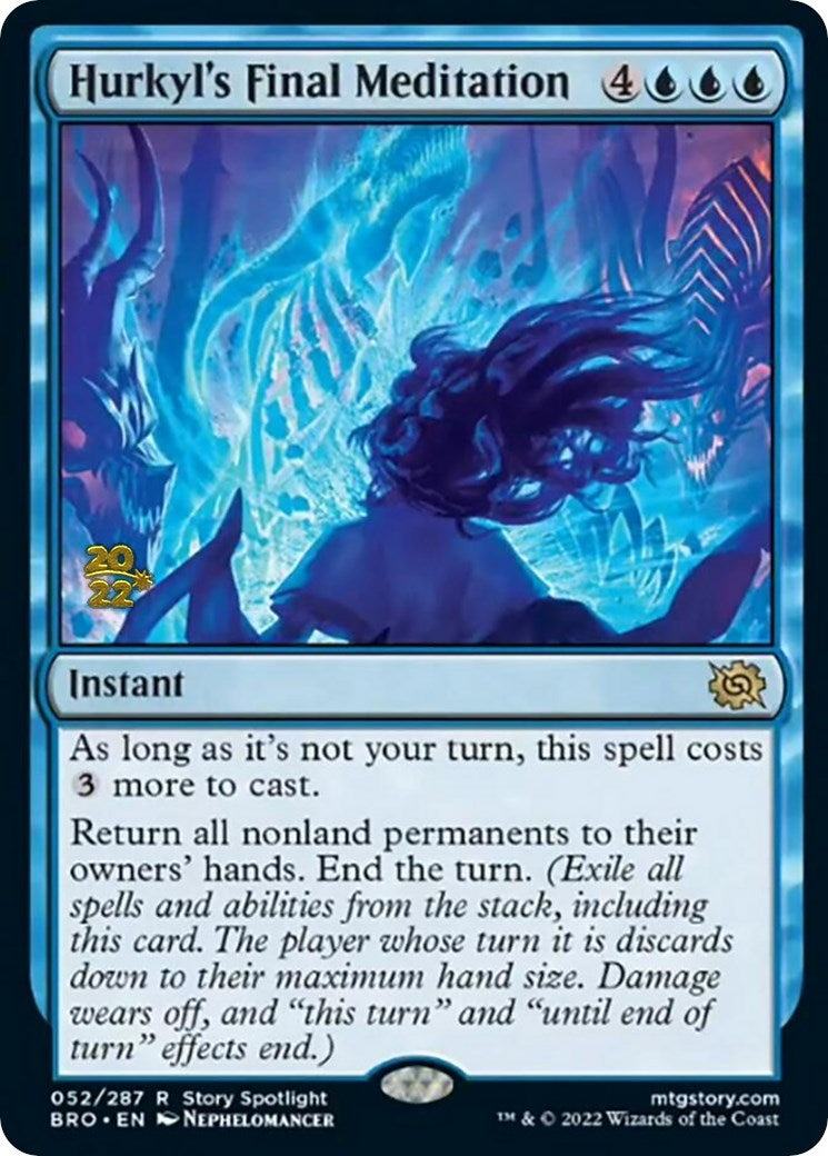 Image for Hurkyl's Final Meditation (52) [Prerelease Cards] - Magic: The Gathering