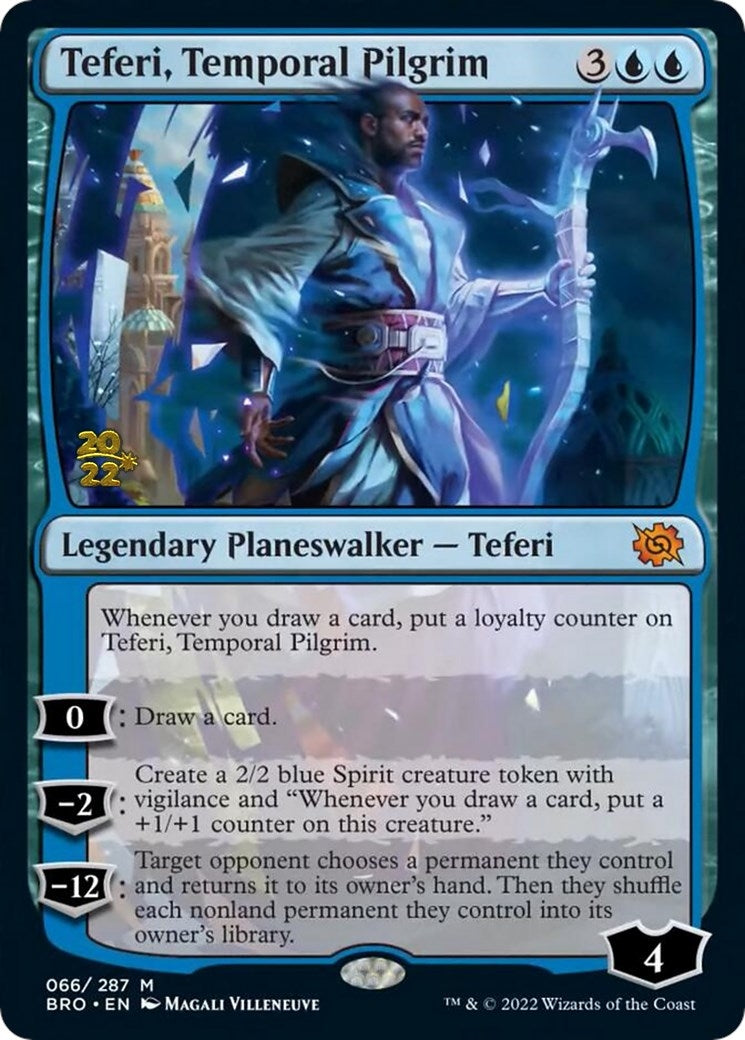 Image for Teferi, Temporal Pilgrim (66) [Prerelease Cards] - Magic: The Gathering
