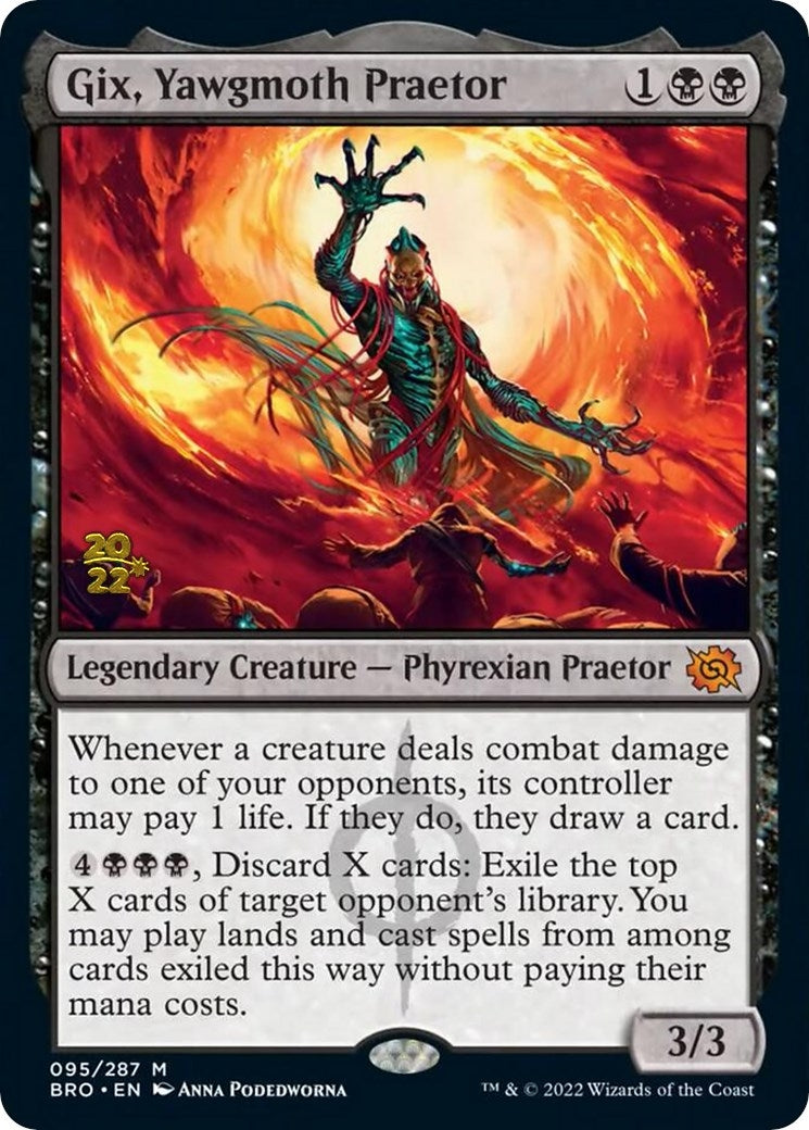 Image for Gix, Yawgmoth Praetor (95) [Prerelease Cards] - Magic: The Gathering
