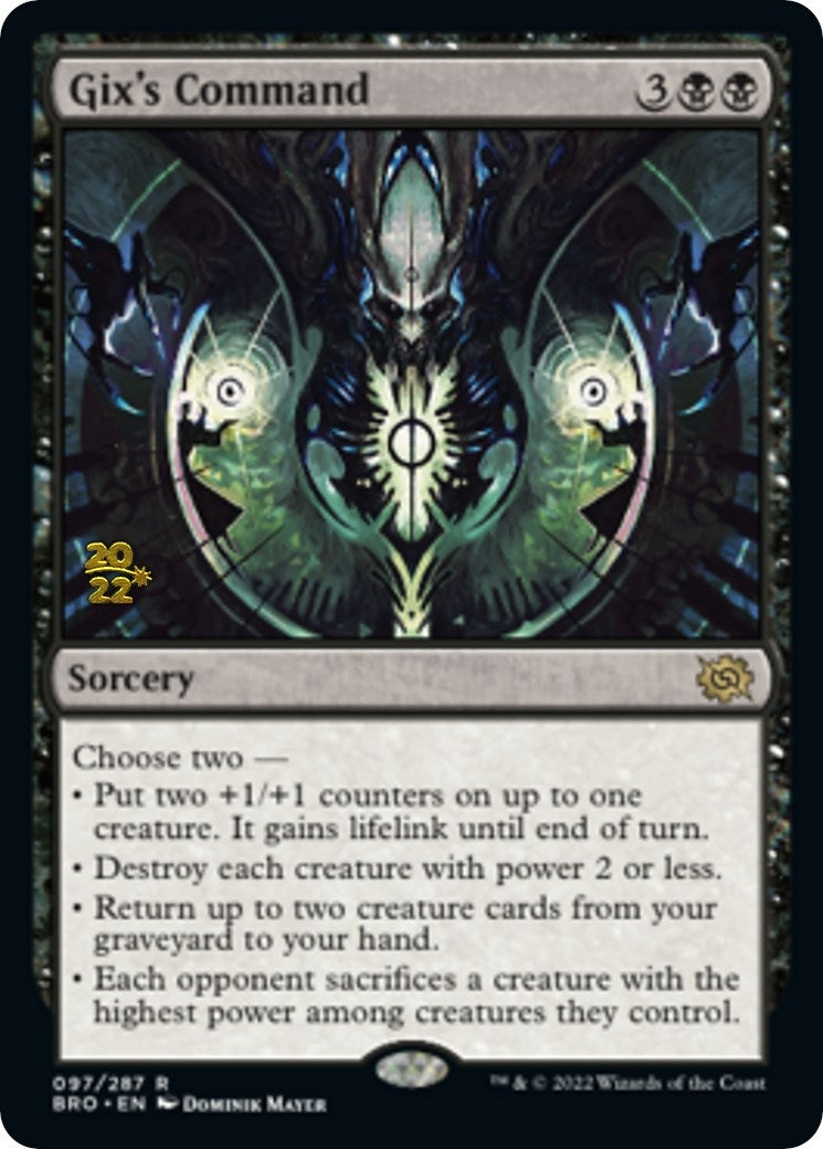 Gix's Command (97) [Prerelease Cards]