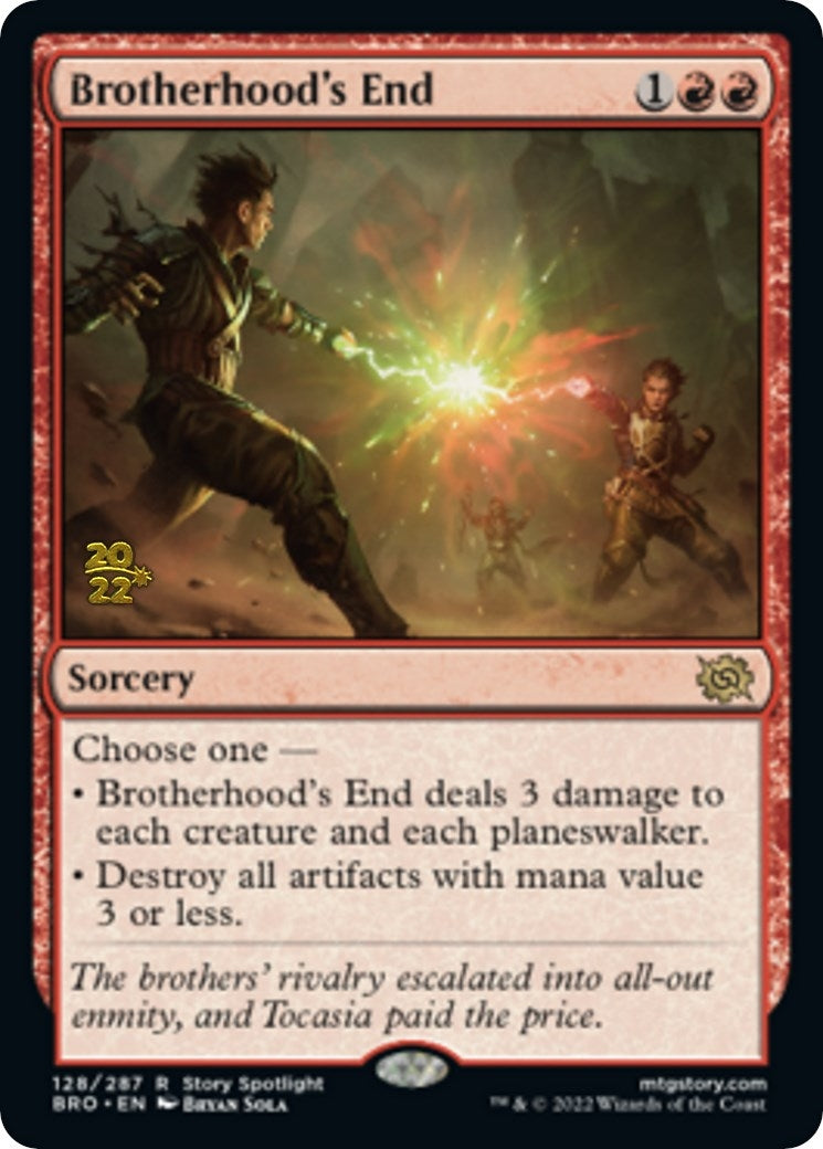 Image for Brotherhood's End (128) [Prerelease Cards] - Magic: The Gathering