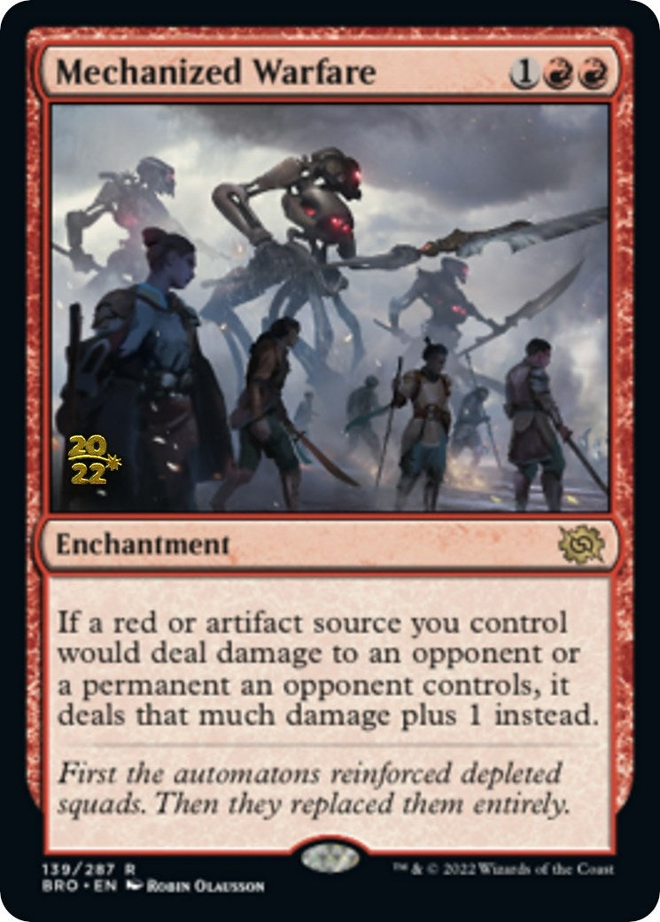 Image for Mechanized Warfare (139) [Prerelease Cards] - Magic: The Gathering