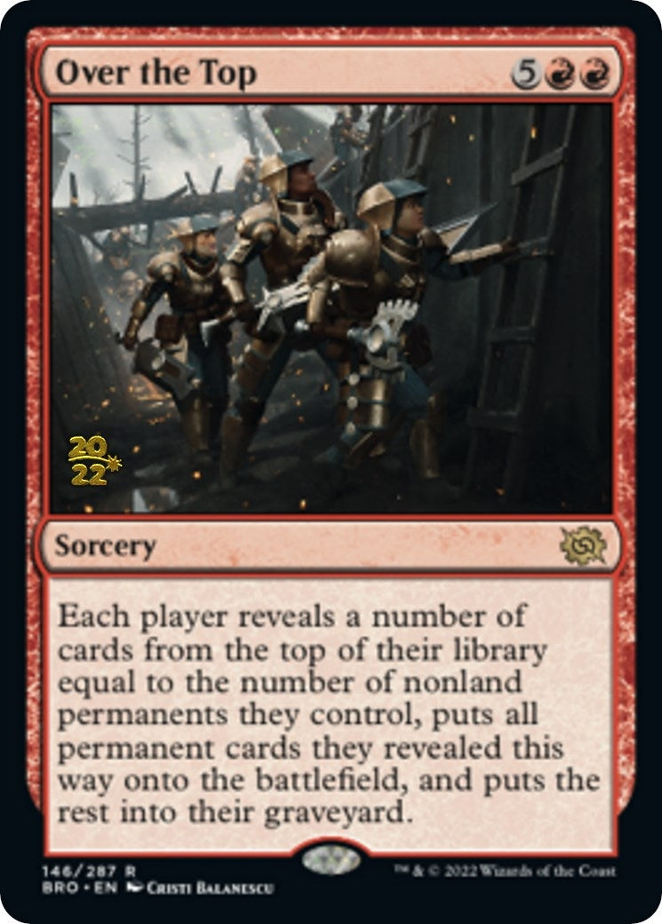 Image for Over the Top (146) [Prerelease Cards] - Magic: The Gathering