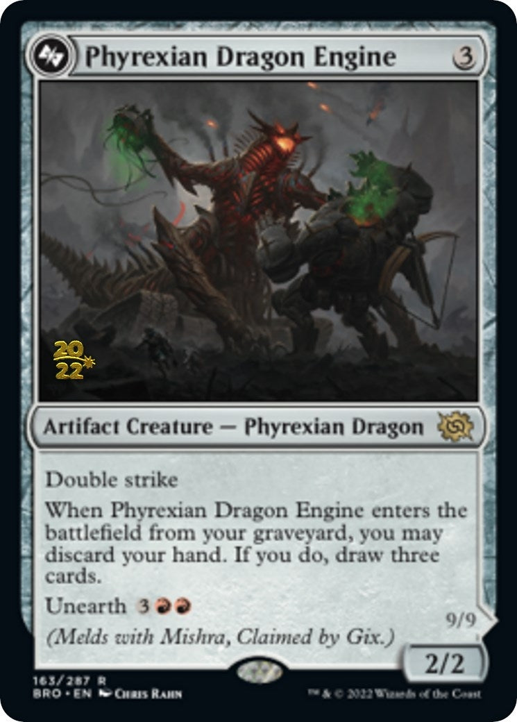 Image for Phyrexian Dragon Engine (163) [Prerelease Cards] - Magic: The Gathering