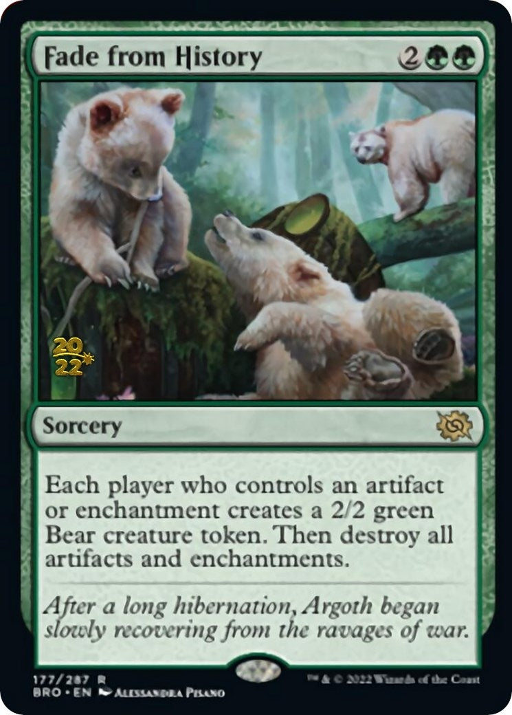 Image for Fade from History (177) [Prerelease Cards] - Magic: The Gathering