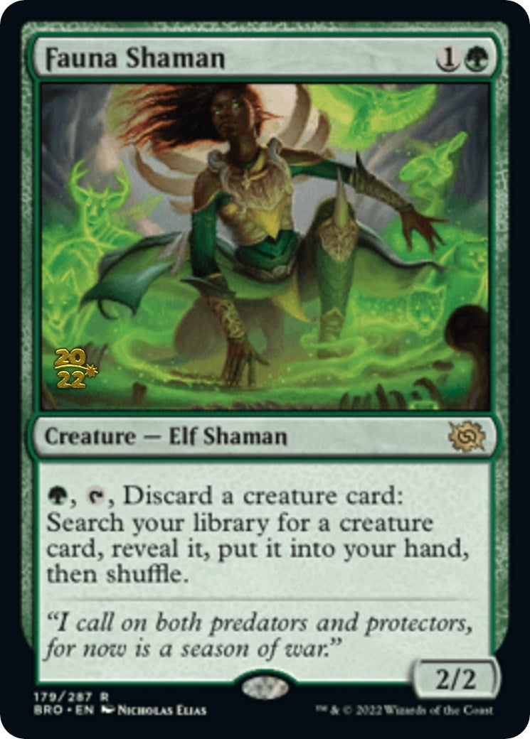 Image for Fauna Shaman (179) [Prerelease Cards] - Magic: The Gathering