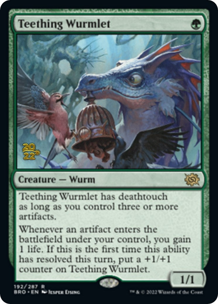 Image for Teething Wurmlet (192) [Prerelease Cards] - Magic: The Gathering