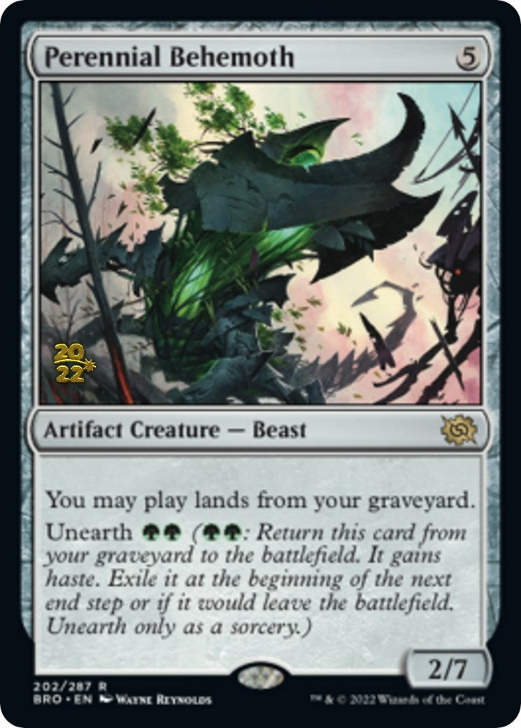 Image for Perennial Behemoth (202) [Prerelease Cards] - Magic: The Gathering