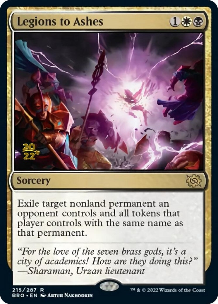 Legions to Ashes (215) [Prerelease Cards]