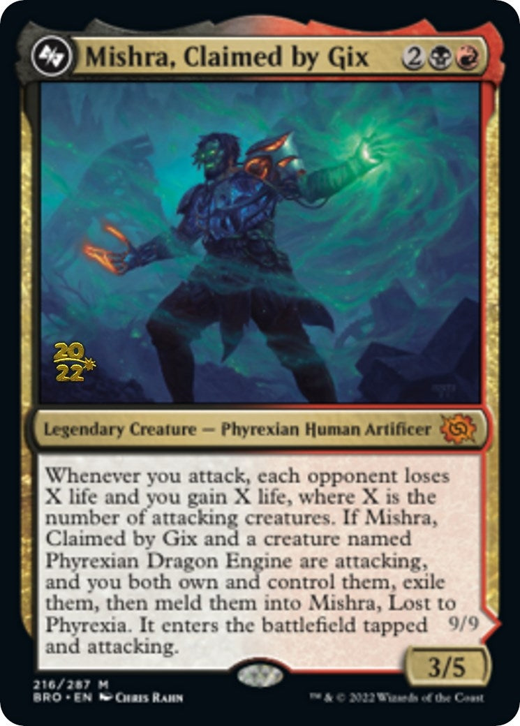 Image for Mishra, Claimed by Gix (216) [Prerelease Cards] - Magic: The Gathering