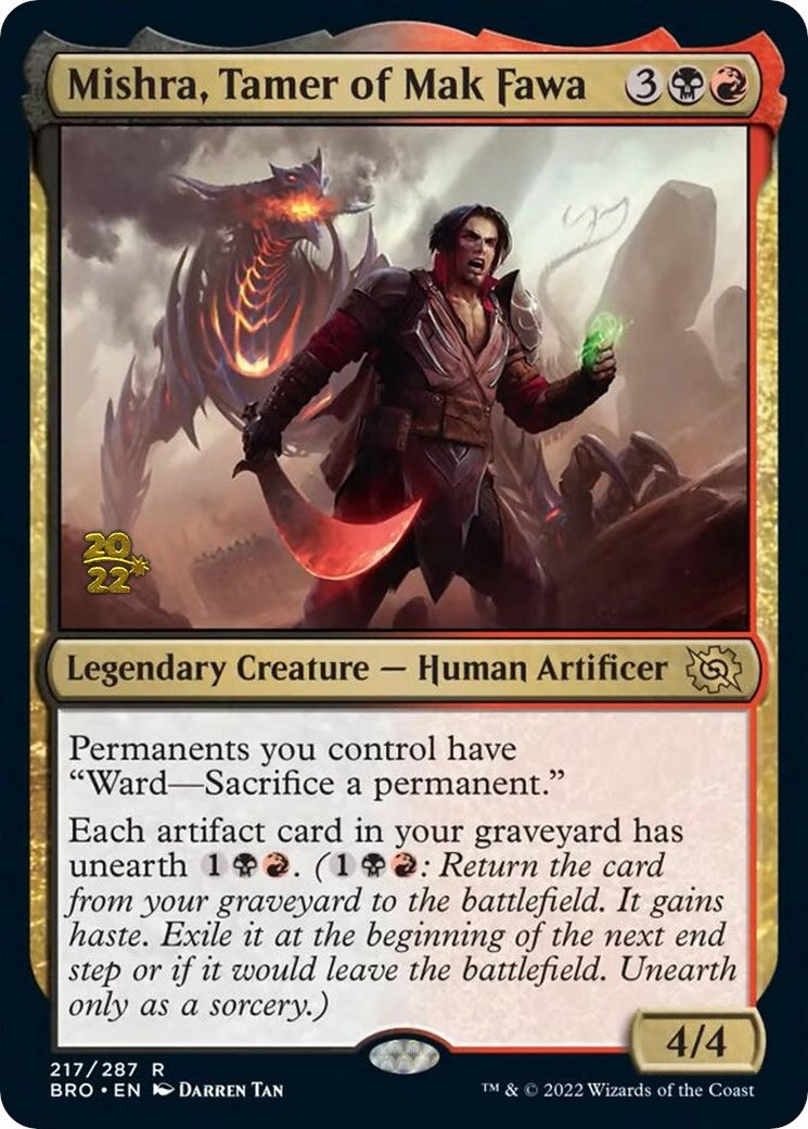 Image for Mishra, Tamer of Mak Fawa (217) [Prerelease Cards] - Magic: The Gathering