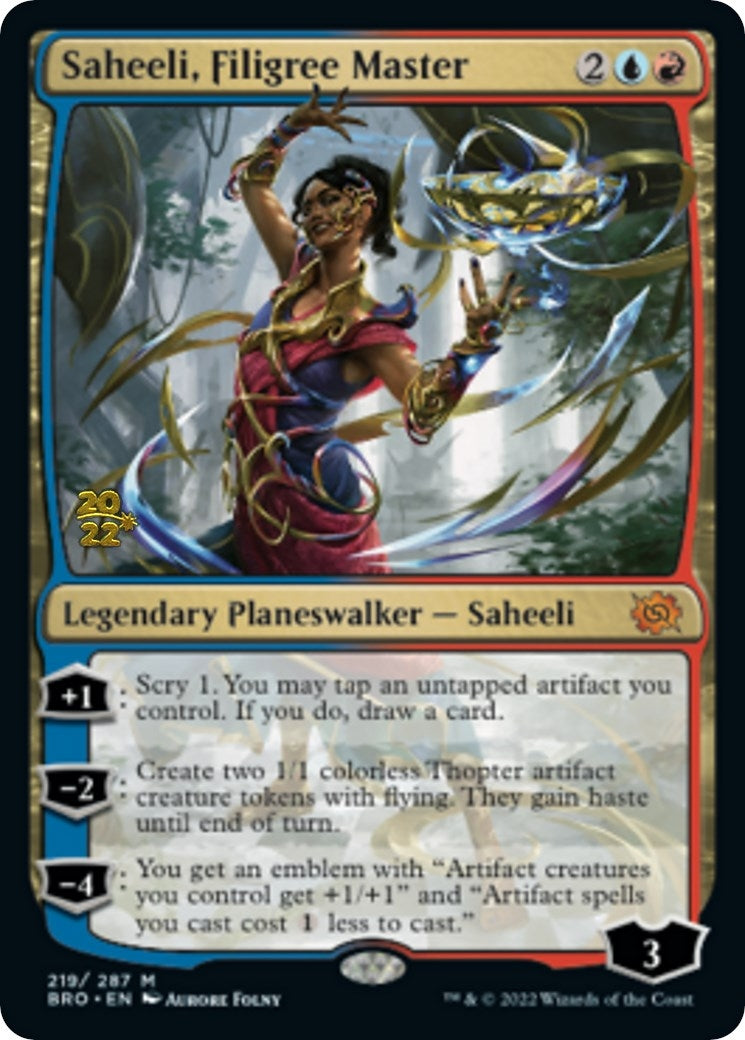 Image for Saheeli, Filigree Master (219) [Prerelease Cards] - Magic: The Gathering