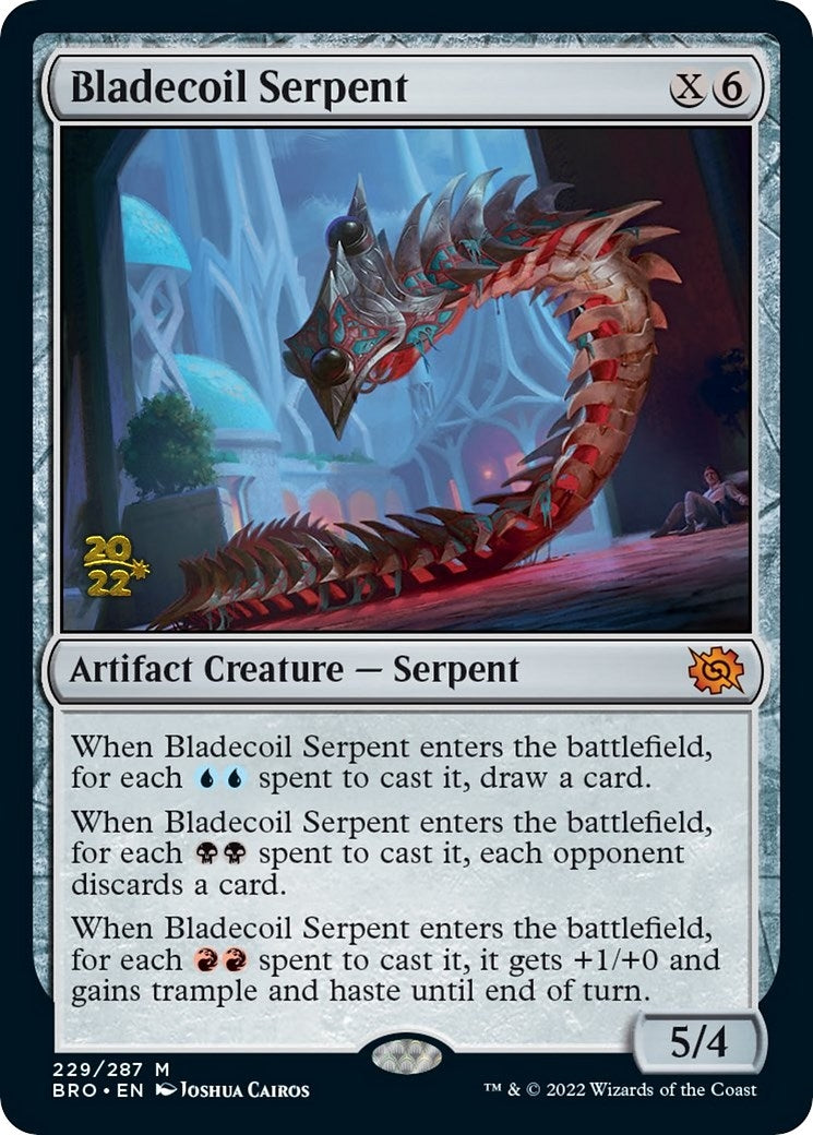 Image for Bladecoil Serpent (229) [Prerelease Cards] - Magic: The Gathering
