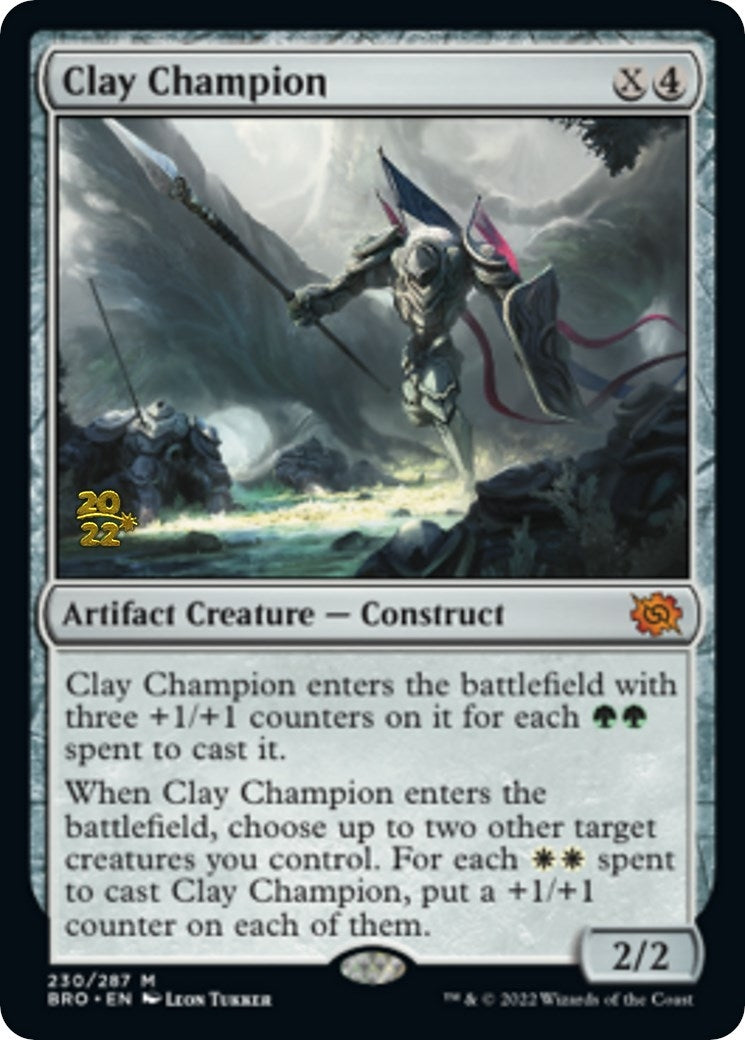 Image for Clay Champion (230) [Prerelease Cards] - Magic: The Gathering
