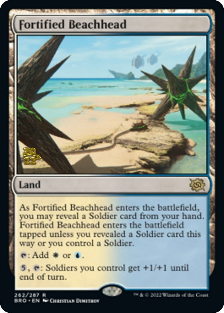 Image for Fortified Beachhead (262) [Prerelease Cards] - Magic: The Gathering