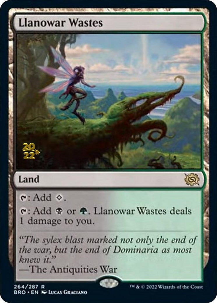 Image for Llanowar Wastes (264) [Prerelease Cards] - Magic: The Gathering