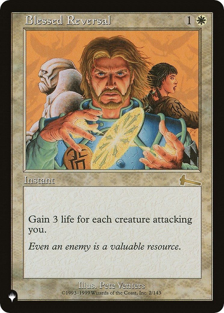 Image for Blessed Reversal (2/143) [The List Reprints] - Magic: The Gathering
