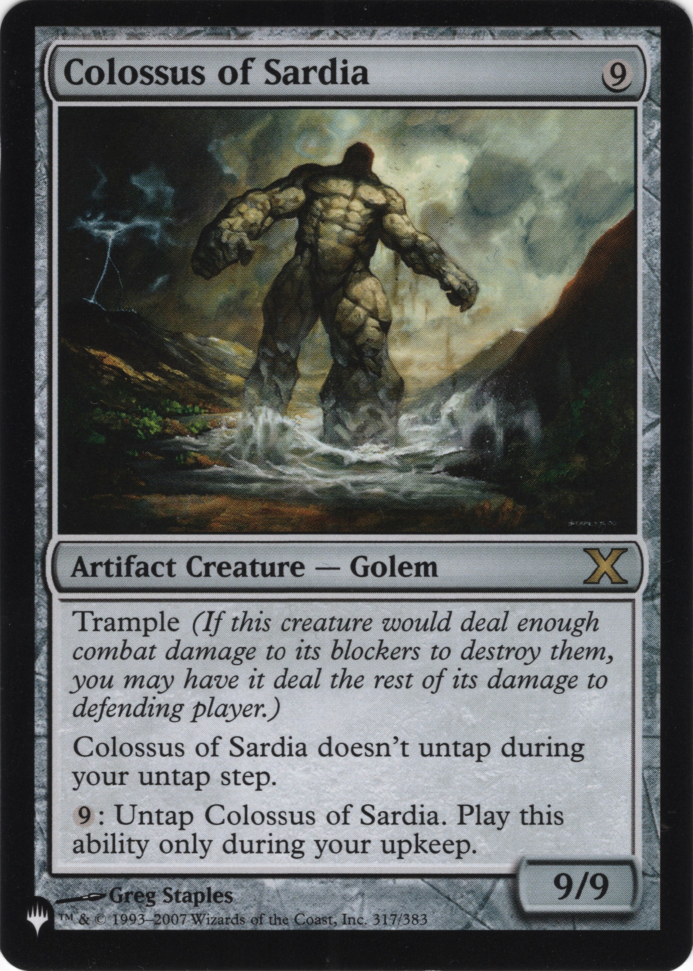 Image for Colossus of Sardia (317/383) [The List Reprints] - Magic: The Gathering