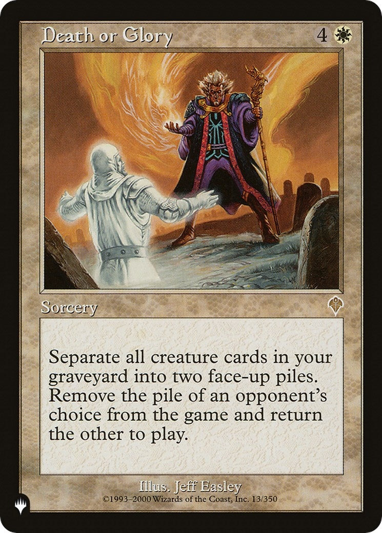 Image for Death or Glory (13/350) [The List Reprints] - Magic: The Gathering