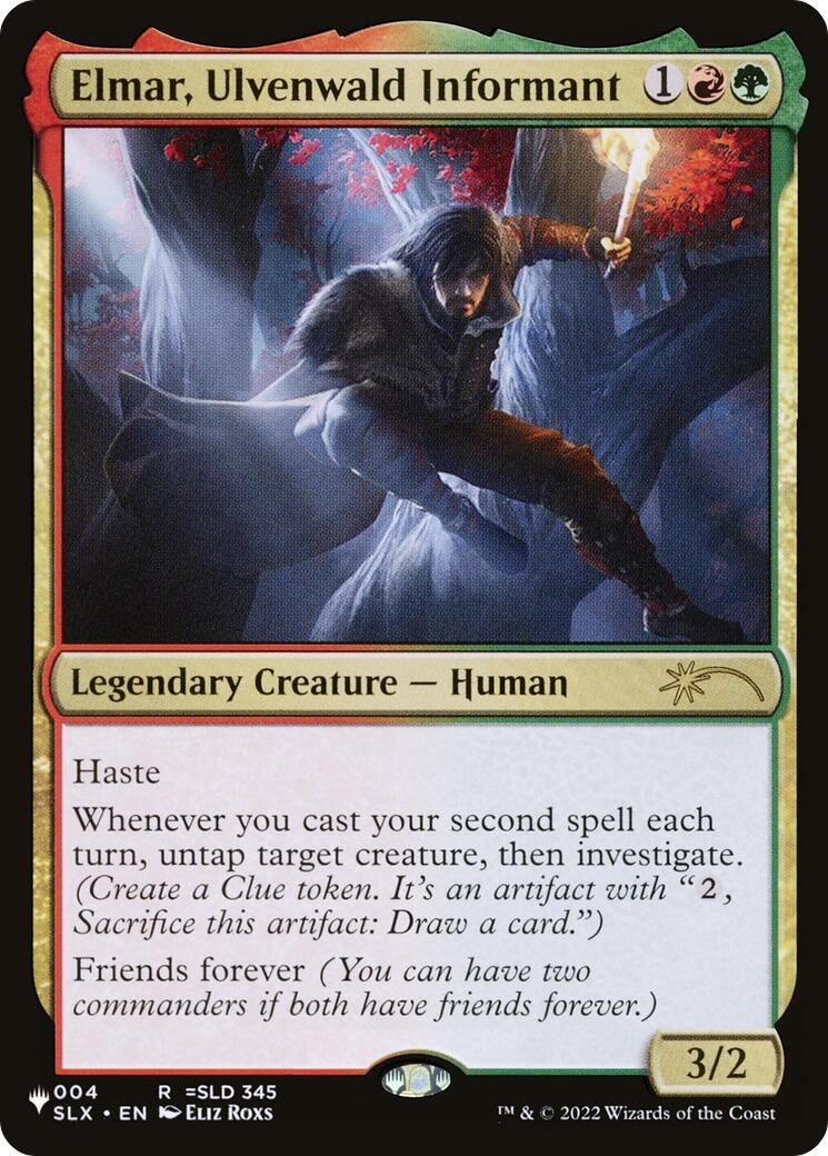 Image for Elmar, Ulvenwald Informant (004) [The List Reprints] - Magic: The Gathering