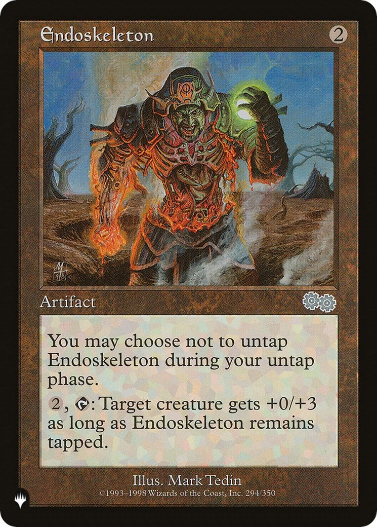Image for Endoskeleton (294/350) [The List Reprints] - Magic: The Gathering