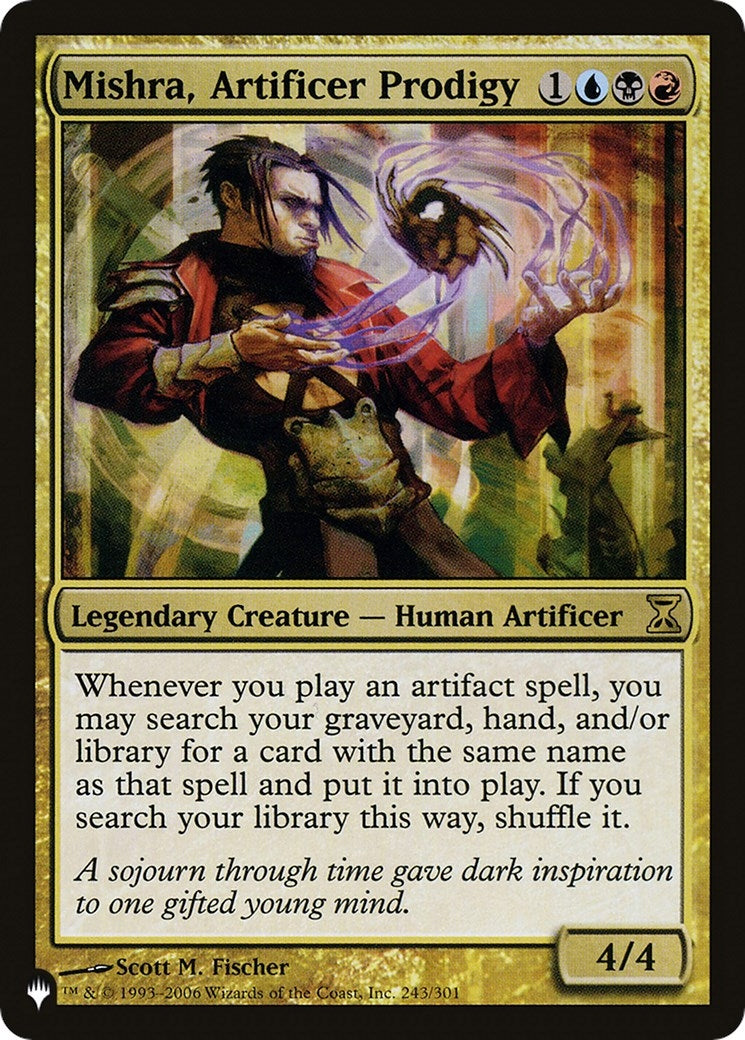 Image for Mishra, Artificer Prodigy (243/301) [The List Reprints] - Magic: The Gathering