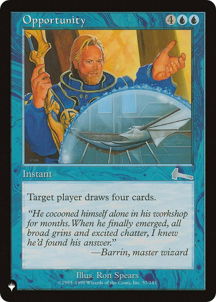 Image for Opportunity (ULG) (37/143) [The List Reprints] - Magic: The Gathering