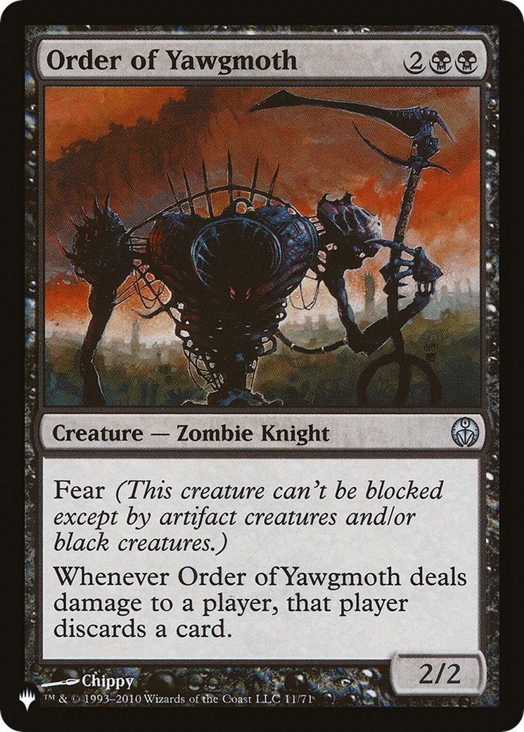 Image for Order of Yawgmoth (DDE) (Nov-71) [The List Reprints] - Magic: The Gathering